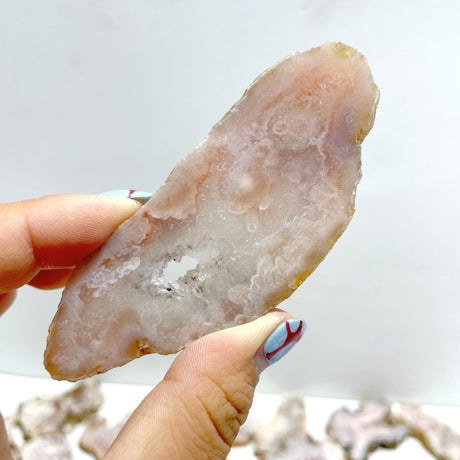 39 Pieces Sakura Flower Agate Slab - Wholesale Crystals