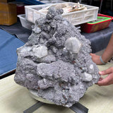 22.5KG Clear Quartz Cluster Mixed Apophyllite Pyrite Mineral Specimen (Sea Freight Only)