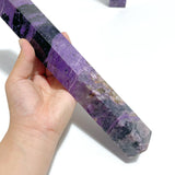 2 Pieces Charoite Four-sided Tower For Collection #A05