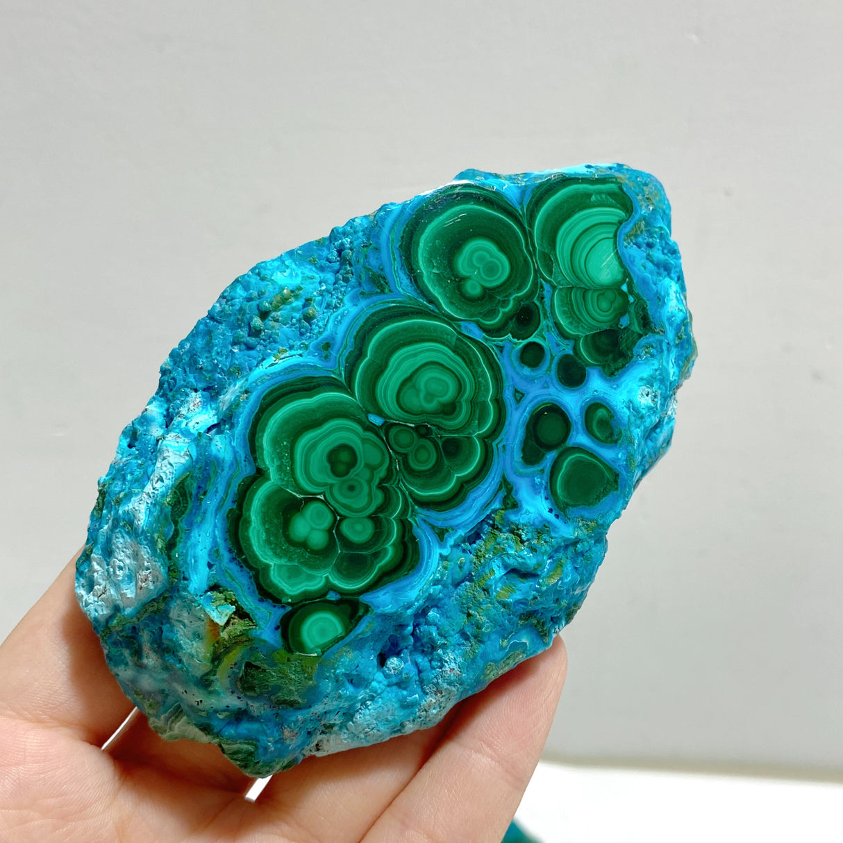 8 Pieces High Quality Beautiful Chrysocolla Mixed Malachite Specimen #9