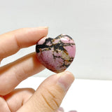 3CM Rhodonite Heart Wholesale - Wholesale Crystals