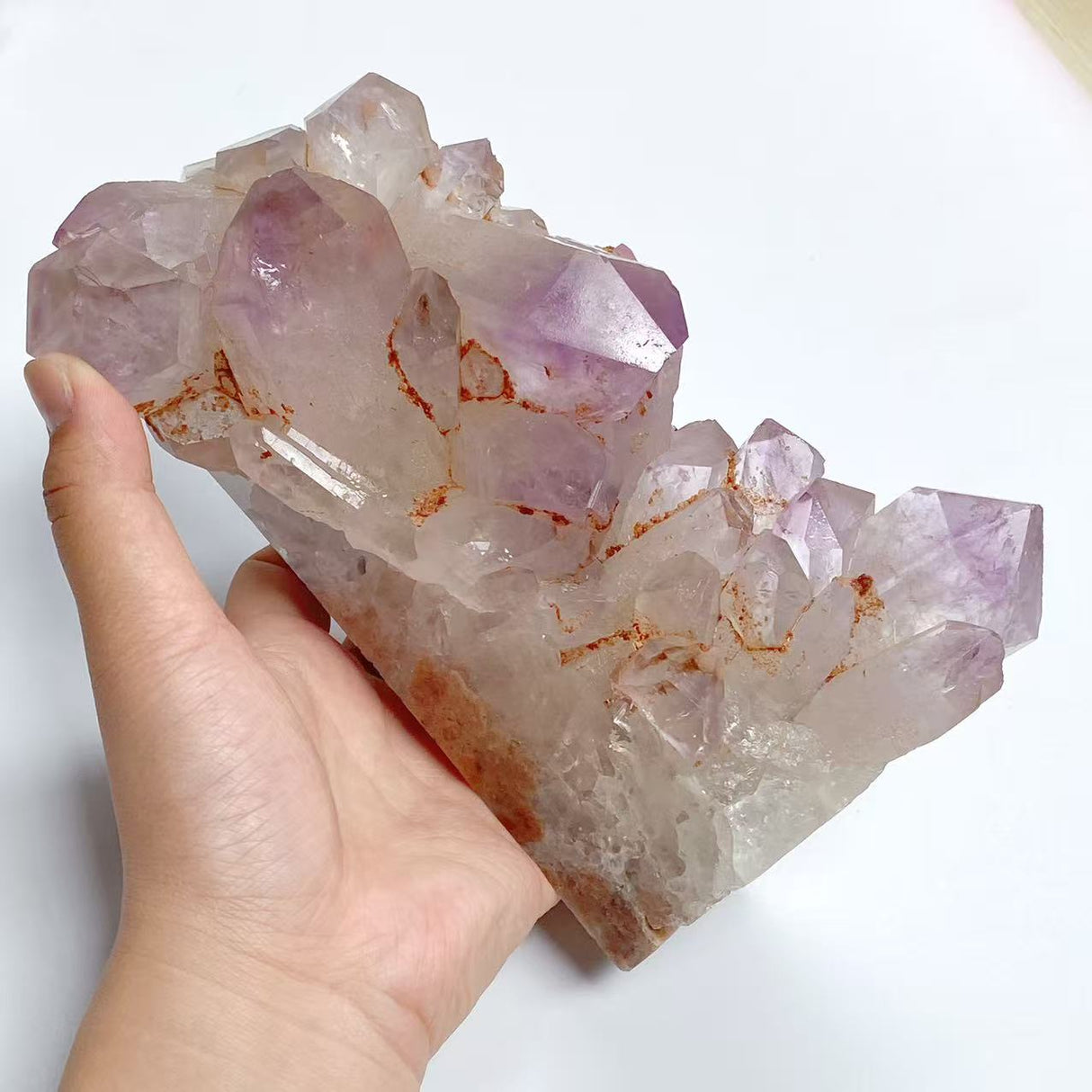 9 Pieces Raw Amethyst Cluster Polished Point (Sea Freight Only)