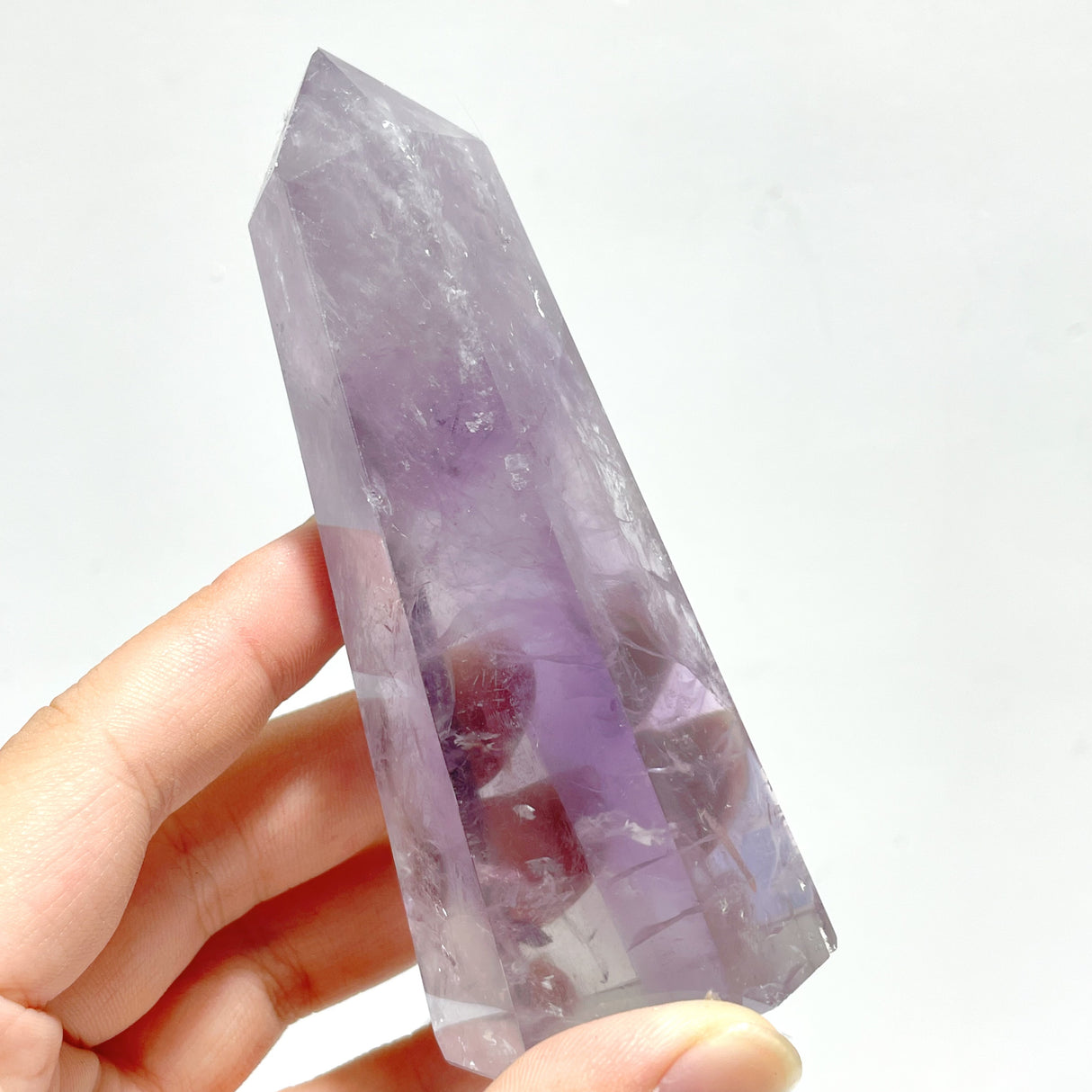 18 Pieces God's Fingerprint Amethyst Light Purple Tower Point