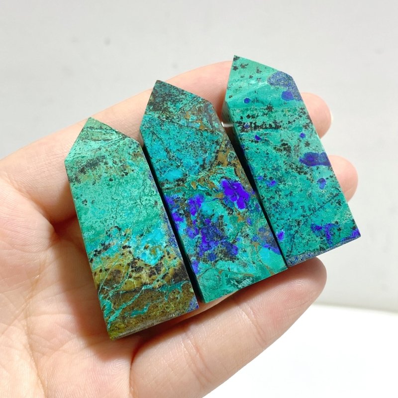 4-6cm Chrysocolla Tower Wholesale -Wholesale Crystals
