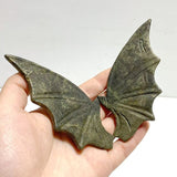 4 Pairs Pyrite Bat Wing Carving With Stand - Wholesale Crystals
