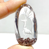 4 Pieces Deer Garden Quartz Inner Scene Carving - Wholesale Crystals