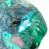4 Pieces High Quality Beautiful Polished Chrysocolla Mixed Malachite Free Form 2 - Wholesale Crystals