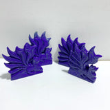 4 Pieces Lapis Lazuli Nine-tailed Fox Carving -Wholesale Crystals