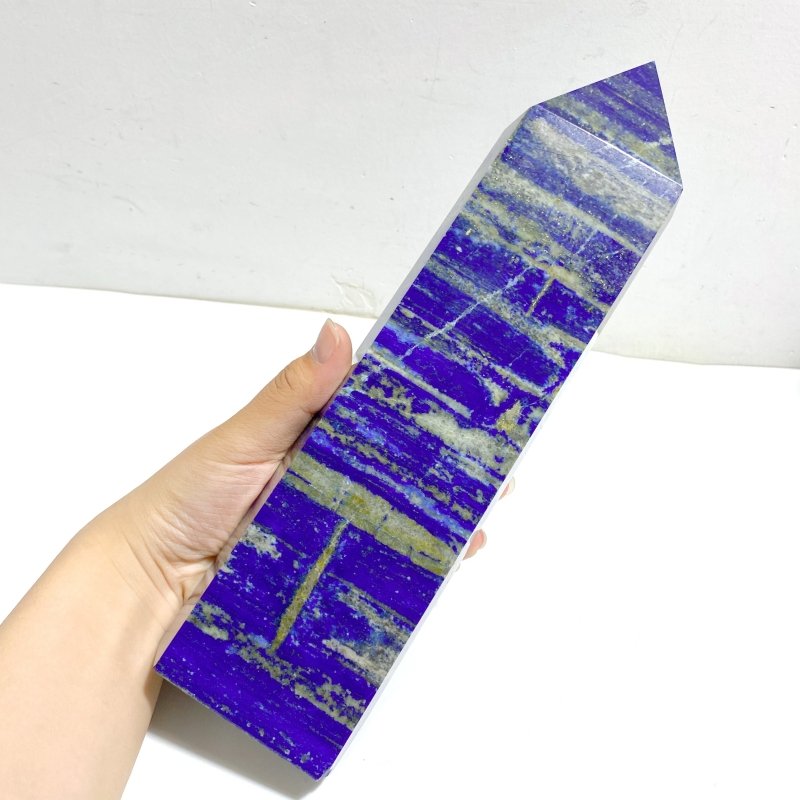4 Pieces Large Lapis Lazuli Tower -Wholesale Crystals