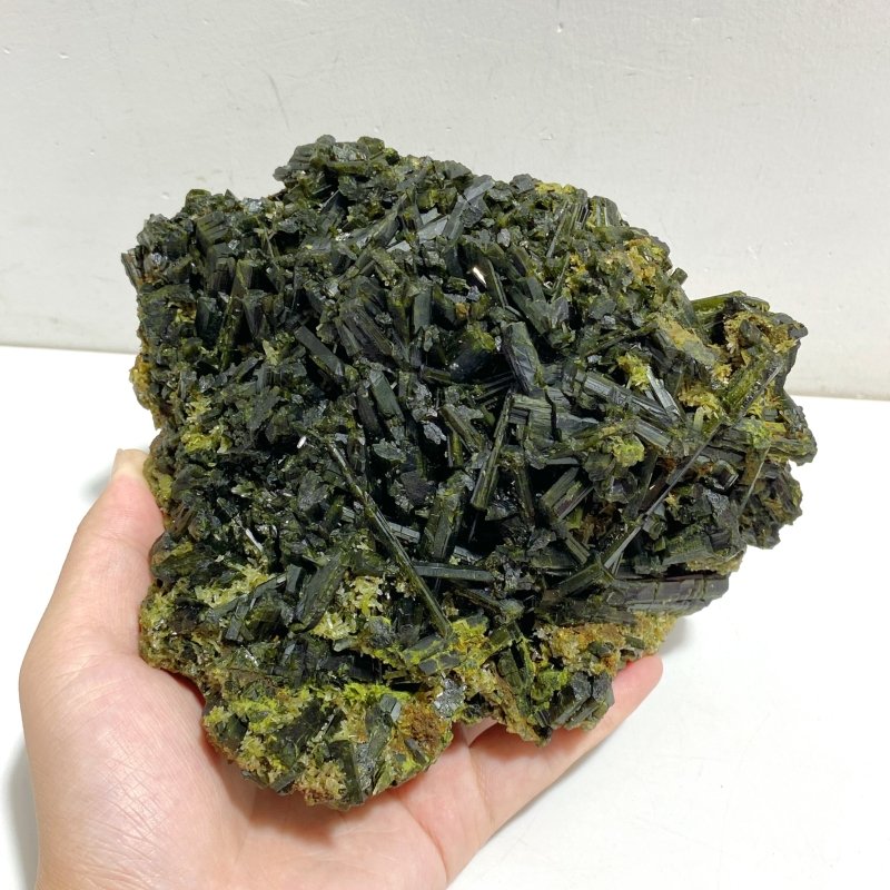 4 Pieces Large Raw Epidote Stone Specimen -Wholesale Crystals