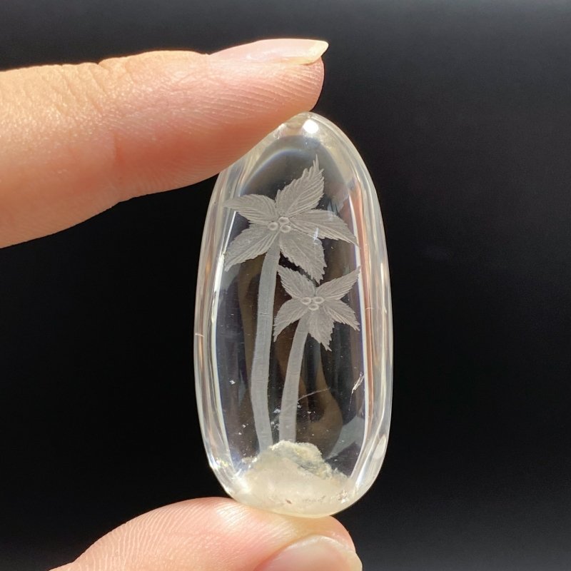 4 Pieces Tree Garden Quartz Inner Scene Carving -Wholesale Crystals