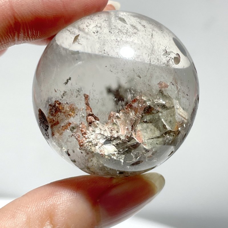 4 Pieces Unique Garden Quartz Sphere - Wholesale Crystals