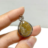 40 Pieces Vein Ocean Japser Pendant - Wholesale Crystals