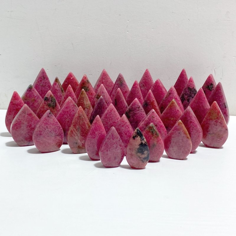 42 Pieces High Quality Rhodonite Arrow Head Shape -Wholesale Crystals