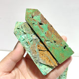 43 Pieces Indonesia Turquoise Druzy Geode Tower Points - Wholesale Crystals