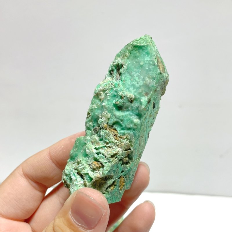 43 Pieces Indonesia Turquoise Druzy Geode Tower Points - Wholesale Crystals