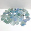 45 Pieces Blue Fluorite Mixed Calcite Raw Stone Specimen - Wholesale Crystals