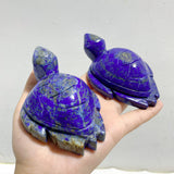10 Pieces Lapis Lazuli Sea Turtles Carving