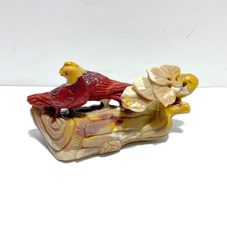 Unique Mookaite Two Birds Carving