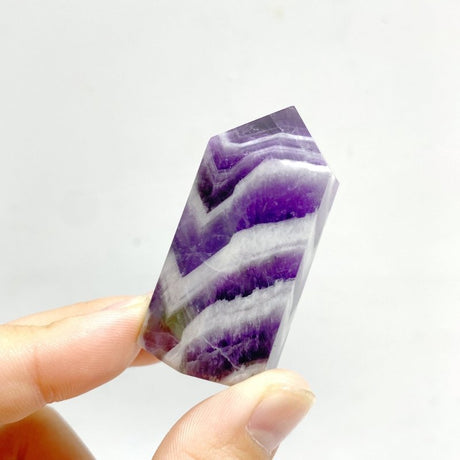 5 - 9CM Fat Chevron Amethyst Tower Wholesale - Wholesale Crystals