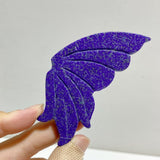 5 Pairs Small Lapis Lazuli Butterfly Wing Carving With Stand -Wholesale Crystals
