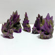 5 Pieces Atlantisite Nine - tailed Foxes Carving (With Crack) - Wholesale Crystals