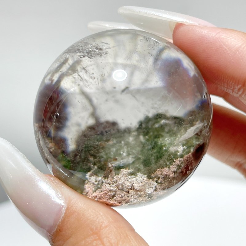 5 Pieces Beautiful Garden Quartz Sphere - Wholesale Crystals