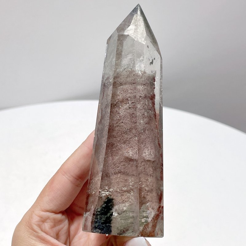 5 Pieces Beautiful Garden Quartz Tower Points 8 - 12.7cm - Wholesale Crystals