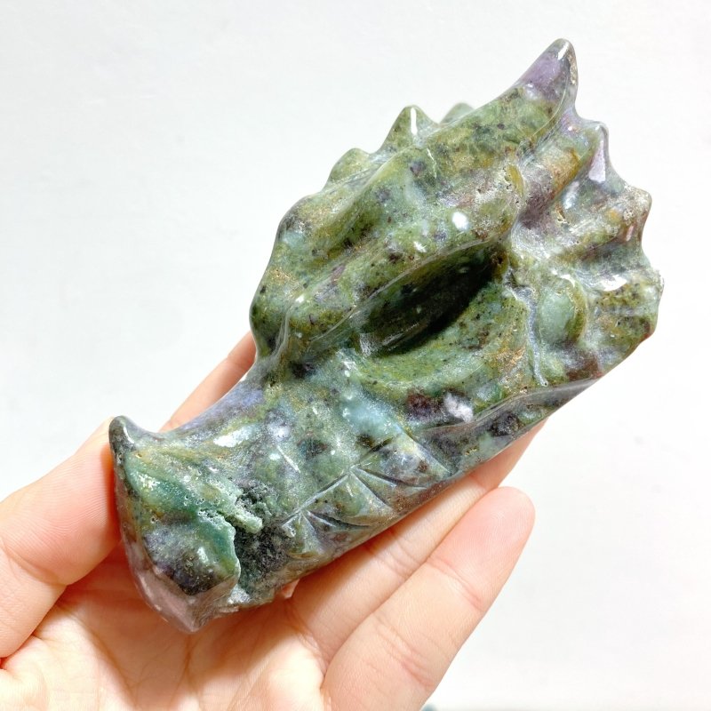 5 Pieces Beautiful Ocean Jasper Dragon Head - Wholesale Crystals