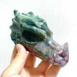 5 Pieces Beautiful Ocean Jasper Dragon Head - Wholesale Crystals