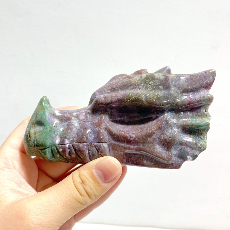 5 Pieces Beautiful Ocean Jasper Dragon Head - Wholesale Crystals