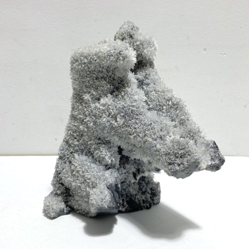 5 Pieces Black Clear Quartz Cluster Raw Side Tower - Wholesale Crystals