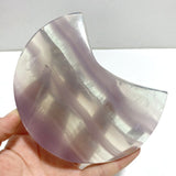 5 Pieces Fluorite Moon Carving With Stand - Wholesale Crystals