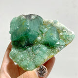5 Pieces Green Fluorite Raw Specimen Cubic Stone -Wholesale Crystals