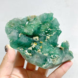 5 Pieces Green Fluorite Raw Specimen Cubic Stone -Wholesale Crystals