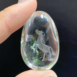 5 Pieces Horse Garden Quartz Inner Scene Carving -Wholesale Crystals