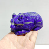 5 Pieces Lapis Lazuli Bears Carving - Wholesale Crystals
