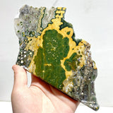 5 Pieces Large 8th Vein Ocean Jasper Slabs - Wholesale Crystals