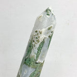 5 Pieces Large Green Moss Agate Points -Wholesale Crystals