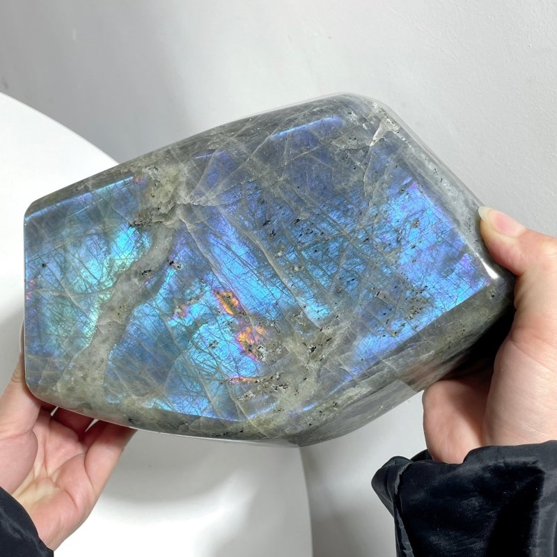 5 Pieces Large Labradorite Free Form High Quality - Wholesale Crystals