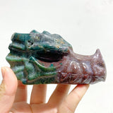 5 Pieces Ocean Jasper Dragon Head Carving - Wholesale Crystals