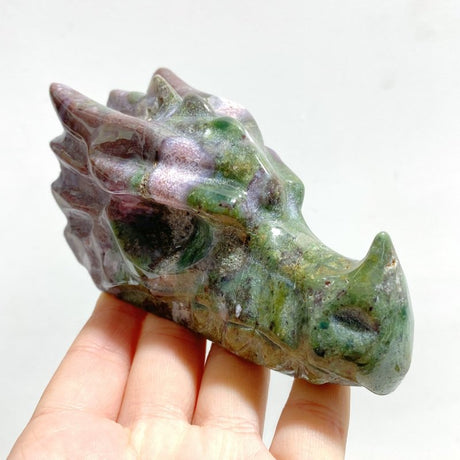 5 Pieces Ocean Jasper Dragon Head Carving - Wholesale Crystals
