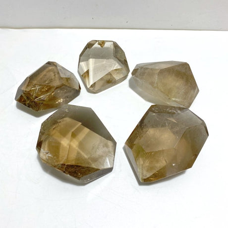 5 Pieces Unique Golden Rutile Quartz Free Form - Wholesale Crystals