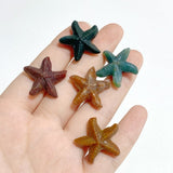 5 Types Starfish Carving Wholesale Tiger Eye Mookaite -Wholesale Crystals