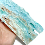5 Pieces Large Blue Hemimorphite Four-Sided Tower Point Raw Side