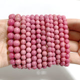 12 Pieces High Quality Rhodonite Bracelets