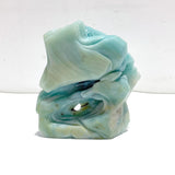 Beautiful Caribbean Calcite Lizard Carving