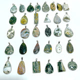 32 Pieces Beautiful 8th Vein Ocean Japser Pendant
