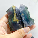 33 Pieces Blue Fluorite Mixed Pyrite Raw Side Tower