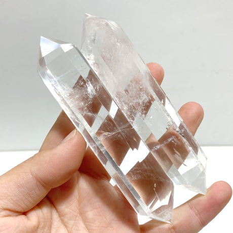 19 Pieces Clear Quartz Double Points